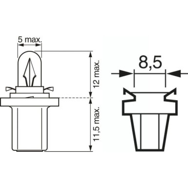 Glühlampe 1 987 302 219 Glühlampe 1 987 302 219