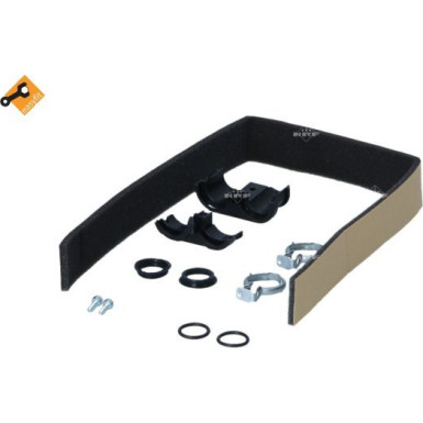 NRF Wärmetauscher, Innenraumheizung mit Befestigungsmaterial EASY FIT 54272