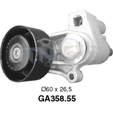 NTN-SNR Spannrolle, Keilrippenriemen GA358.55