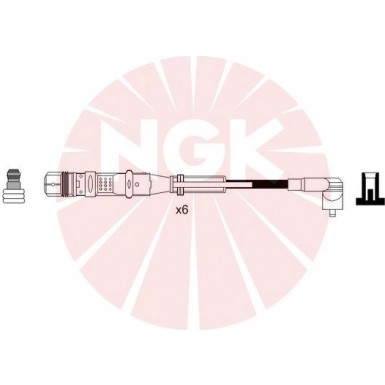 NGK Zündleitungssatz 7358