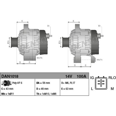 Generator DAN1018 Generator DAN1018