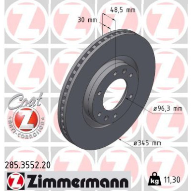 Bremsscheibe 285.3552.20