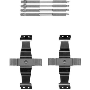 Metzger Zubehörsatz, Scheibenbremsbelag 109-1886