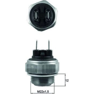 Mahle Temperaturschalter, Kühlerlüfter BEHR TSW 62