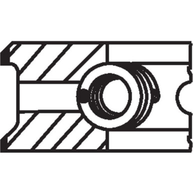 Mahle Kolbenringsatz 008 56 N0