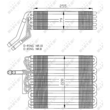 Verdampfer, Klimaanlage 36025 Verdampfer, Klimaanlage 36025