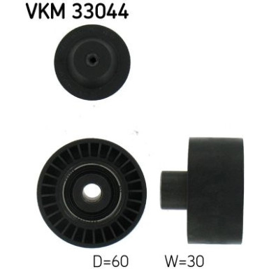 SKF Umlenk-/Führungsrolle, Keilrippenriemen VKM 33044