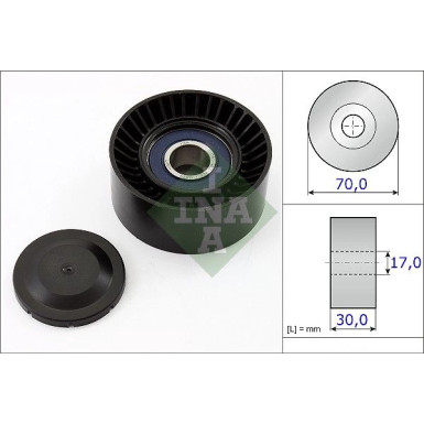 INA Spannrolle, Keilrippenriemen 531 0873 10