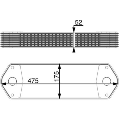 Ölkühler, Motoröl CLC 11 000P