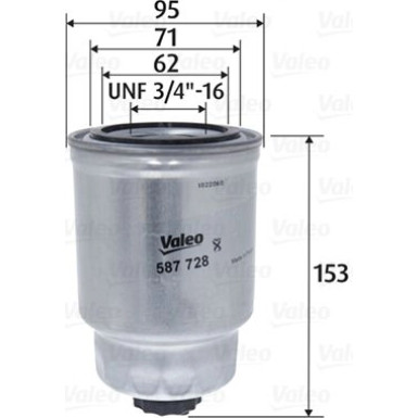 Valeo Kraftstofffilter 587728