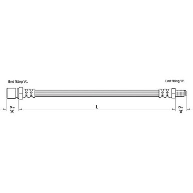 Metzger Bremsschlauch 4111112