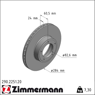Bremsscheibe 290.2251.20