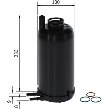 BOSCH Kraftstofffilter F 026 402 045
