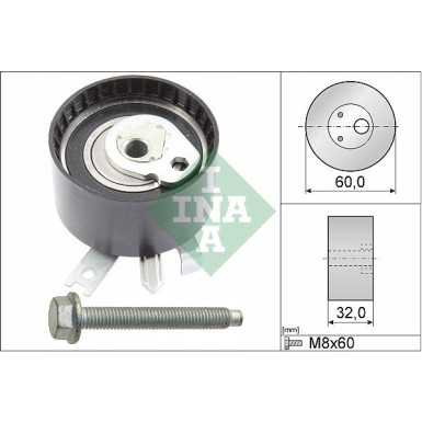 INA Spannrolle, Zahnriemen 531 0547 10