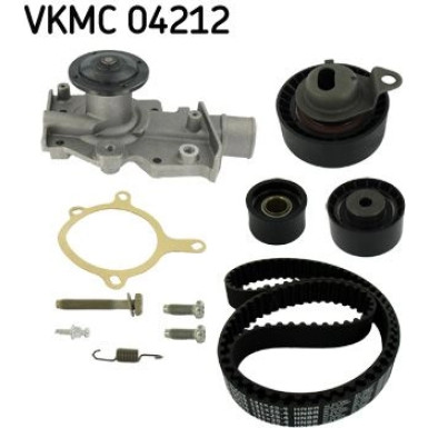 SKF Wasserpumpe + Zahnriemensatz VKMC 04212
