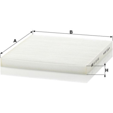 MANN-FILTER CU 22 010 Innenraumfilter, Partikelfilter