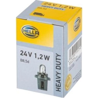 Hella Glühlampe, Instrumentenbeleuchtung Heavy Duty 8GA 007 997-071