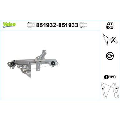 Valeo Fensterheber 851932