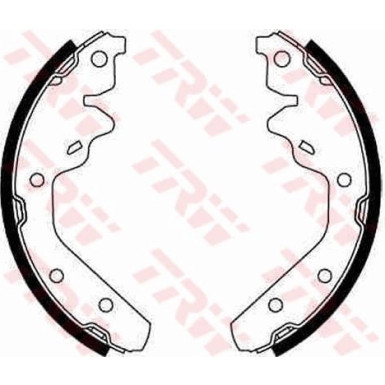 TRW Bremsbackensatz GS8644