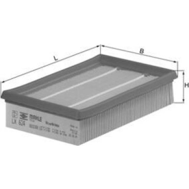Knecht Luftfilter LX 624