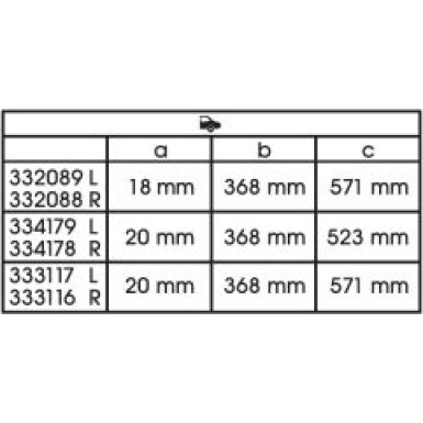 Stoßdämpfer 333117 Stoßdämpfer 333117
