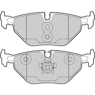 Valeo Bremsbelagsatz, Scheibenbremse 598753 Valeo Bremsbelagsatz, Scheibenbremse 598753