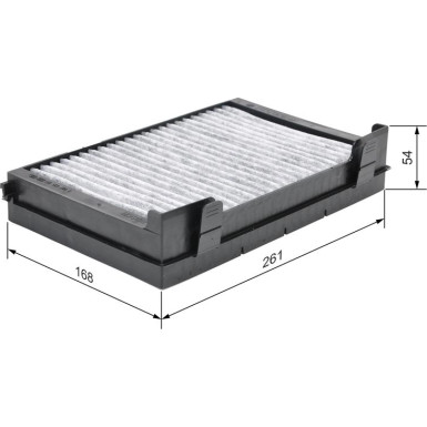 Filter, Innenraumluft 1 987 435 581 Filter, Innenraumluft 1 987 435 581