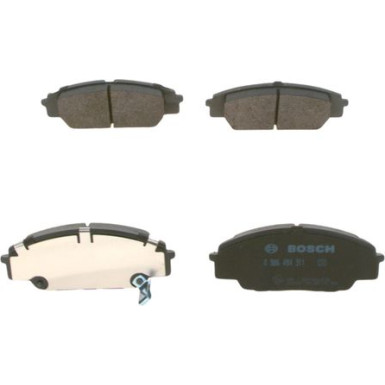 Bremsbelagsatz, Scheibenbremse 0 986 494 311