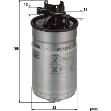 Kraftstofffilter WK 823/1 Kraftstofffilter WK 823/1