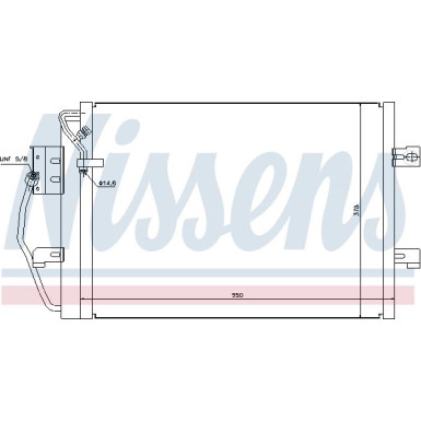 Nissens Kondensator, Klimaanlage 94373 Nissens Kondensator, Klimaanlage 94373