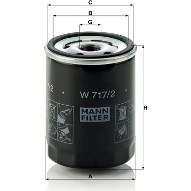 Ölfilter W 717/2 Ölfilter W 717/2