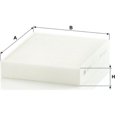 MANN-FILTER CU 25 001 Innenraumfilter, Partikelfilter