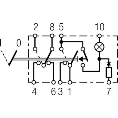 Hella Warnblinkschalter 6HH 007 832-771