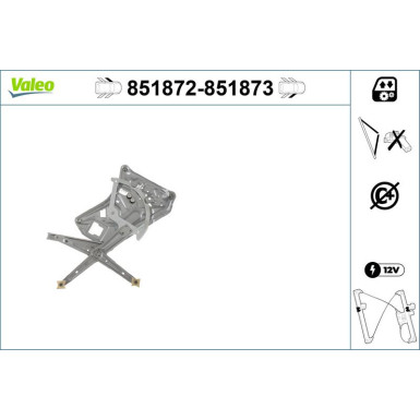 Valeo Fensterheber 851873