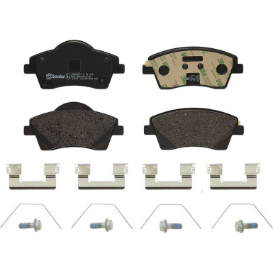 Brembo Bremsbelagsatz, Scheibenbremse PRIME LINE P 86 033 Brembo Bremsbelagsatz, Scheibenbremse PRIME LINE P 86 033