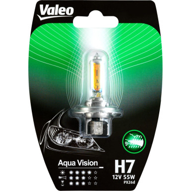 Valeo Glühlampe, Fernscheinwerfer AQUA VISION 032522