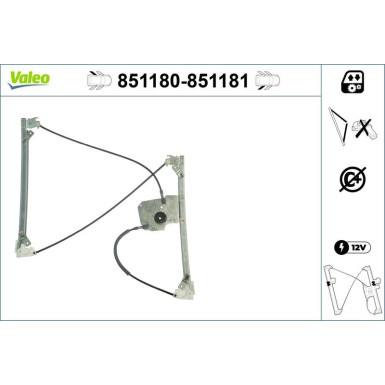 Valeo Fensterheber 851180