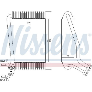 Verdampfer, Klimaanlage 92143 Verdampfer, Klimaanlage 92143