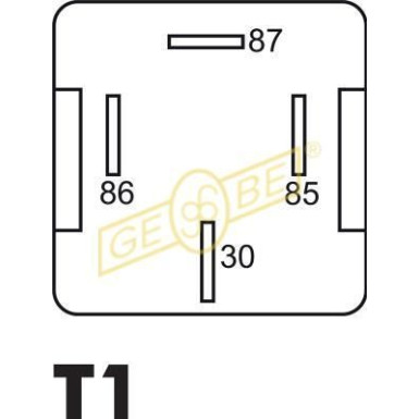 GEBE Relais, Arbeitsstrom 9 9000 1