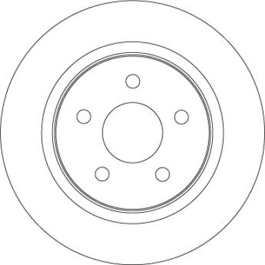 TRW Bremsscheibe DF4422 TRW Bremsscheibe DF4422