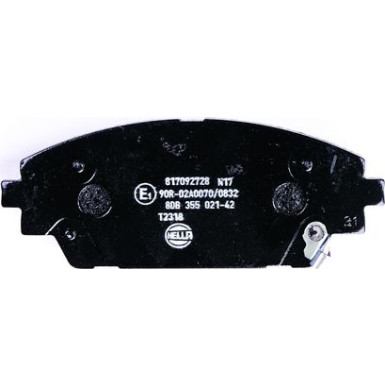 Hella Bremsbelagsatz, Scheibenbremse 8DB 355 021-421 Hella Bremsbelagsatz, Scheibenbremse 8DB 355 021-421