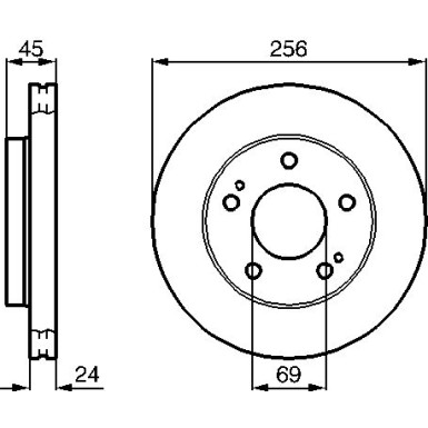 Bremsscheibe 0 986 478 708 Bremsscheibe 0 986 478 708