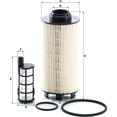 Kraftstofffilter PU 8010/1-2 X Kraftstofffilter PU 8010/1-2 X