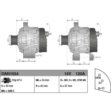 Generator DAN1034 Generator DAN1034