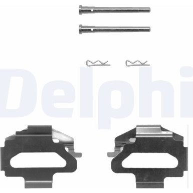 Delphi Zubehörsatz, Scheibenbremsbelag LX0150