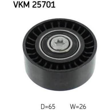 SKF Umlenk-/Führungsrolle, Zahnriemen VKM 25701