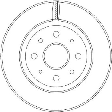 TRW Bremsscheibe DF4410
