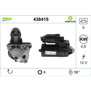 Valeo Starter VALEO CORE-FLEX 438415