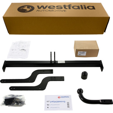 Westfalia Anhängevorrichtung KIT fest, (F20) inkl. E-Satz KIT F20 316343900113