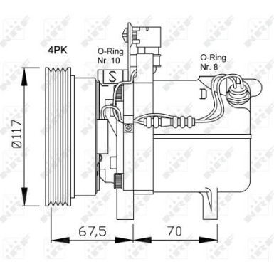 Kompressor, Klimaanlage 32055 Kompressor, Klimaanlage 32055